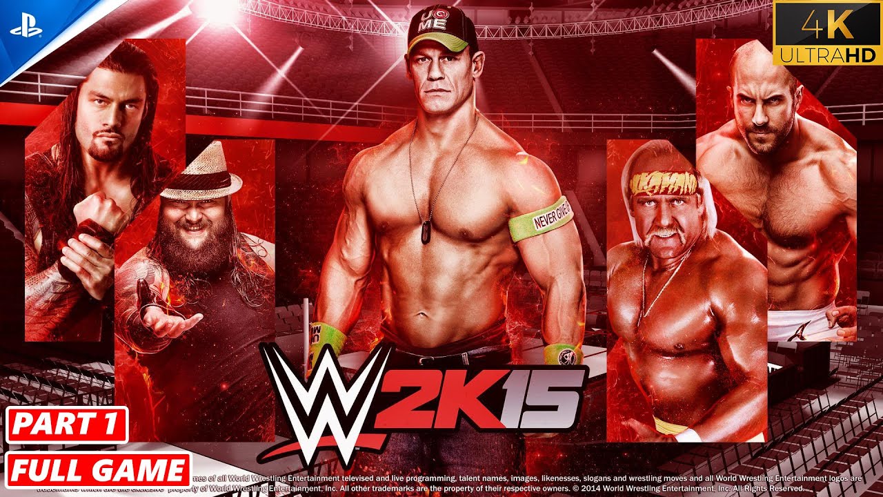 WWE 2k15:The Complete Walkthrough Part 1 -SHOWCASE-  (FULL GAME) 4K