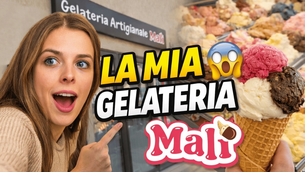 ABBIAMO APERTO UNA GELATERIA😱🍦                 tour completo prima dell'apertura!
