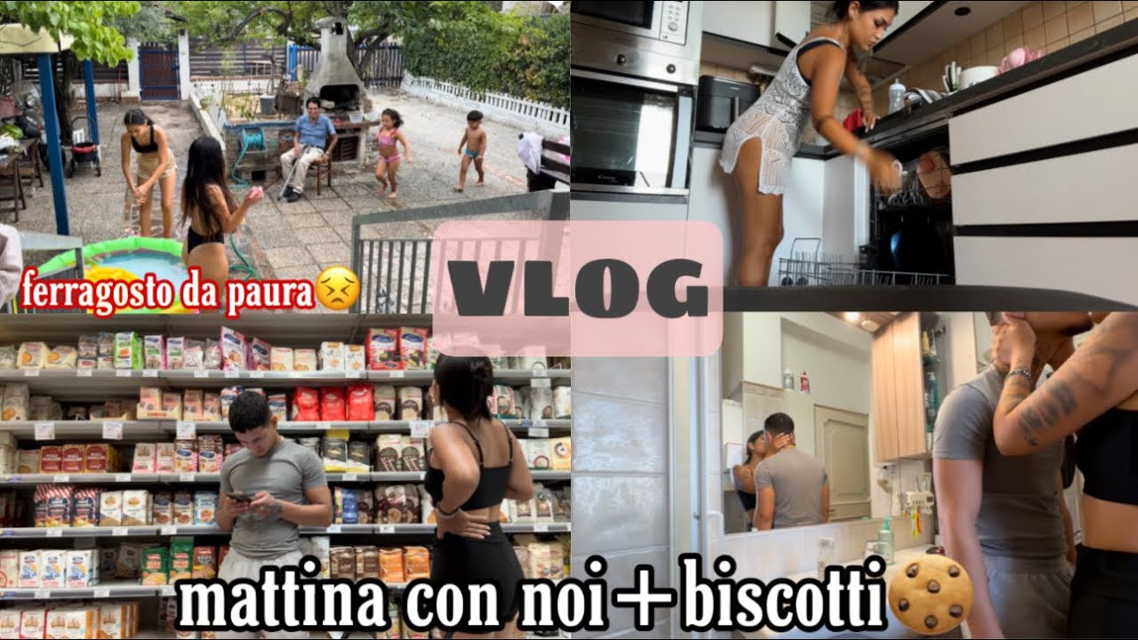 Vlog/ un Ferragosto TERRIBILE!😫+una mattina in famiglia🍪
