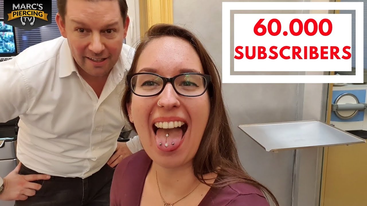 💉 60.000 Abonnenten Special 💉  VENOM Zungenpiercings bei Patricia 💉 Marc's Piercing TV