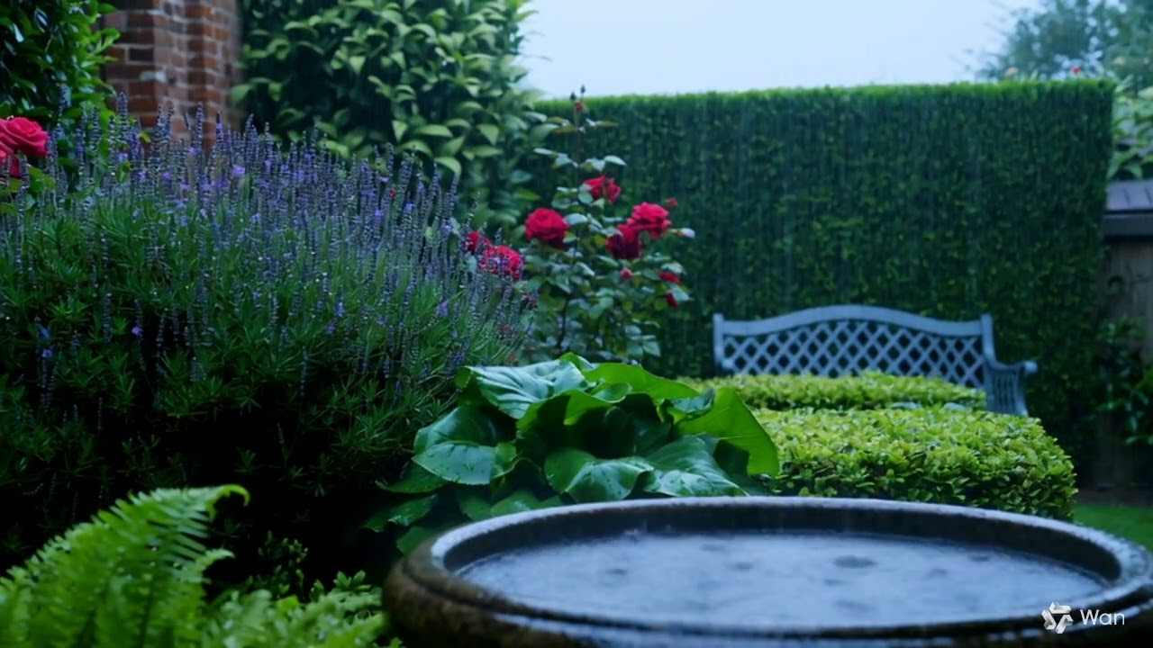Rain in Your Garden | 6 Hours | Deep Relaxation & Sleep