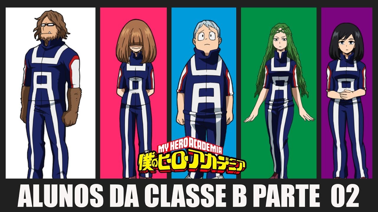 ALUNOS DA CLASSE B PARTE 02-Boku no Hero Academia