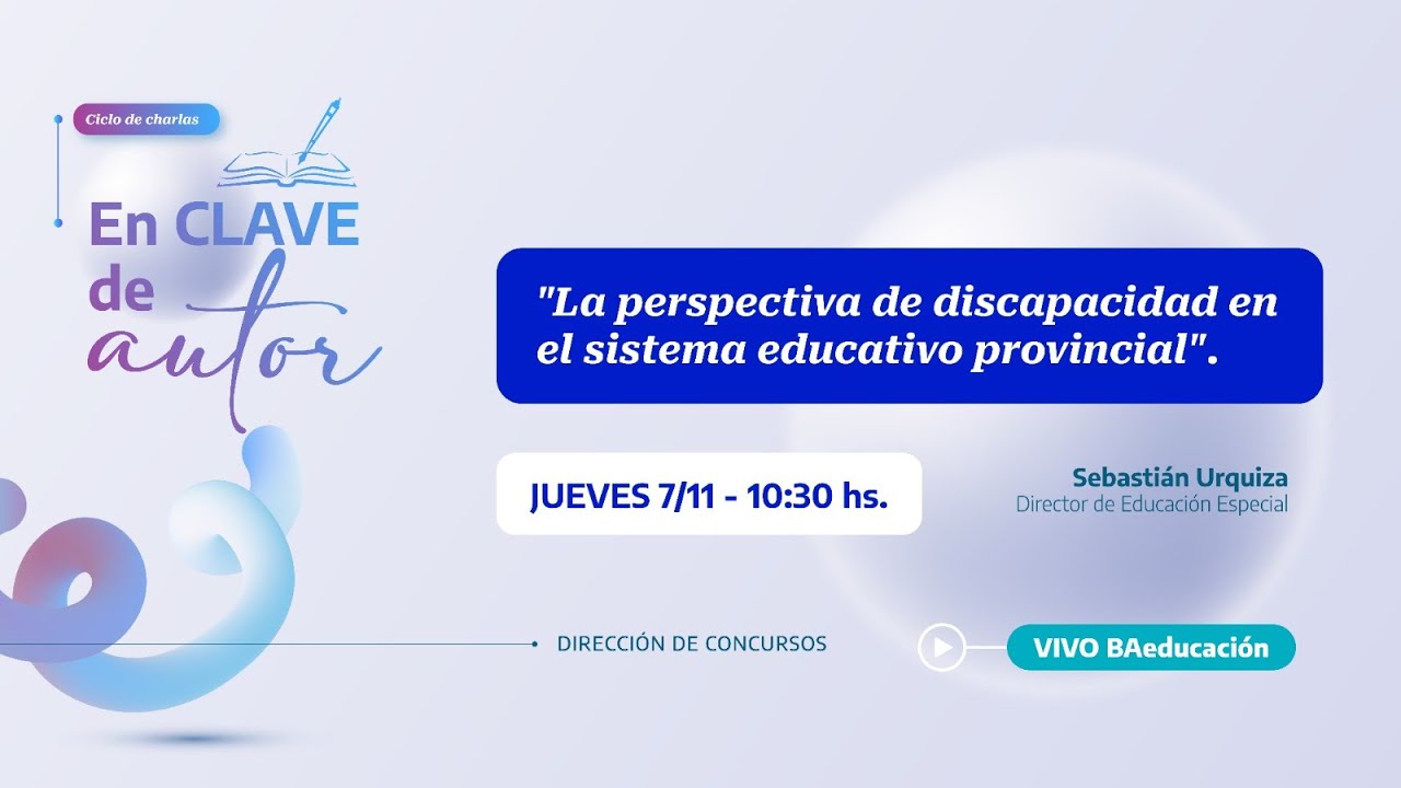 🔴Vivo - 22° Ciclo de Charlas📣"En clave de Autor"📖 con Sebastián Urquiza