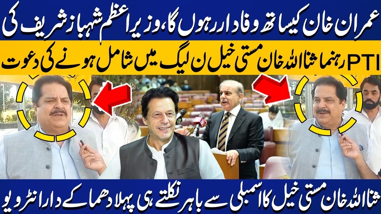 PM Shehbaz Offers PTI&rsquo;s Mastikhel to Rejoin PML-N | Sanaullah Mastikhel Exclusive Interview
