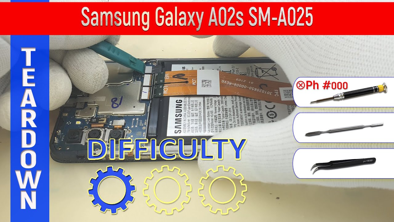 Samsung Galaxy A02s SM-A025 📱 Teardown Take apart Tutorial