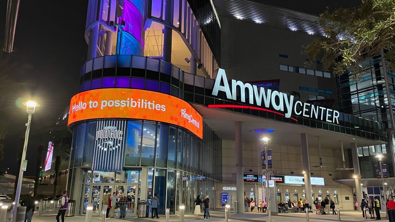 Walking tour to and inside Amway Center in Orlando, FL for aTrans-Siberian Orchestra concert!