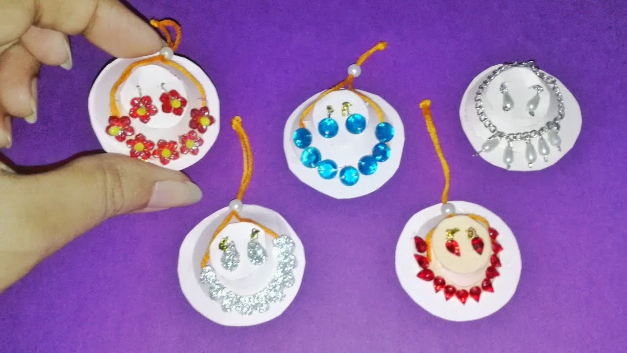 Mini jewelry sets making for Barbie doll | miniature