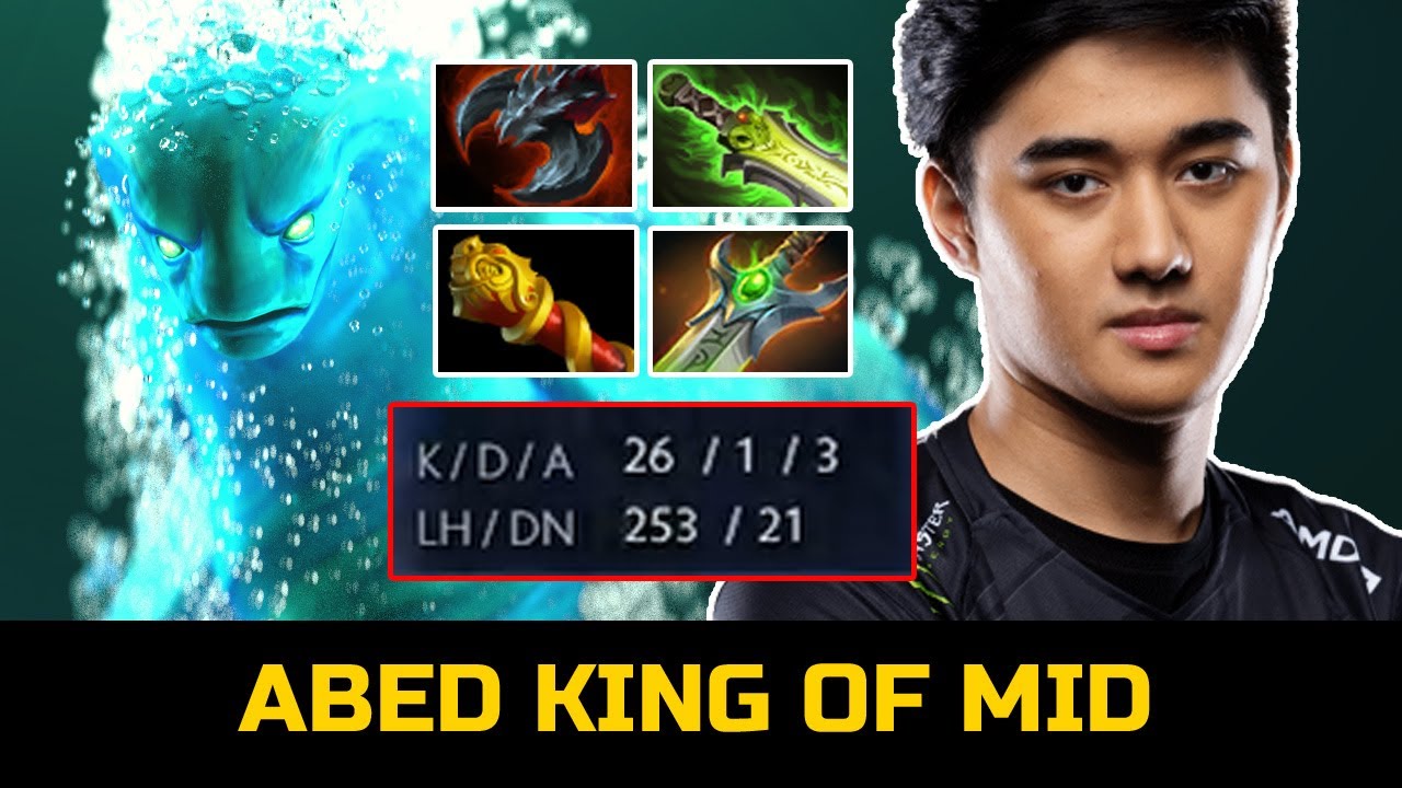 ABED THE KING OF MIDLANE - MORPHLING RECORD 26KILLS DOTA 2
