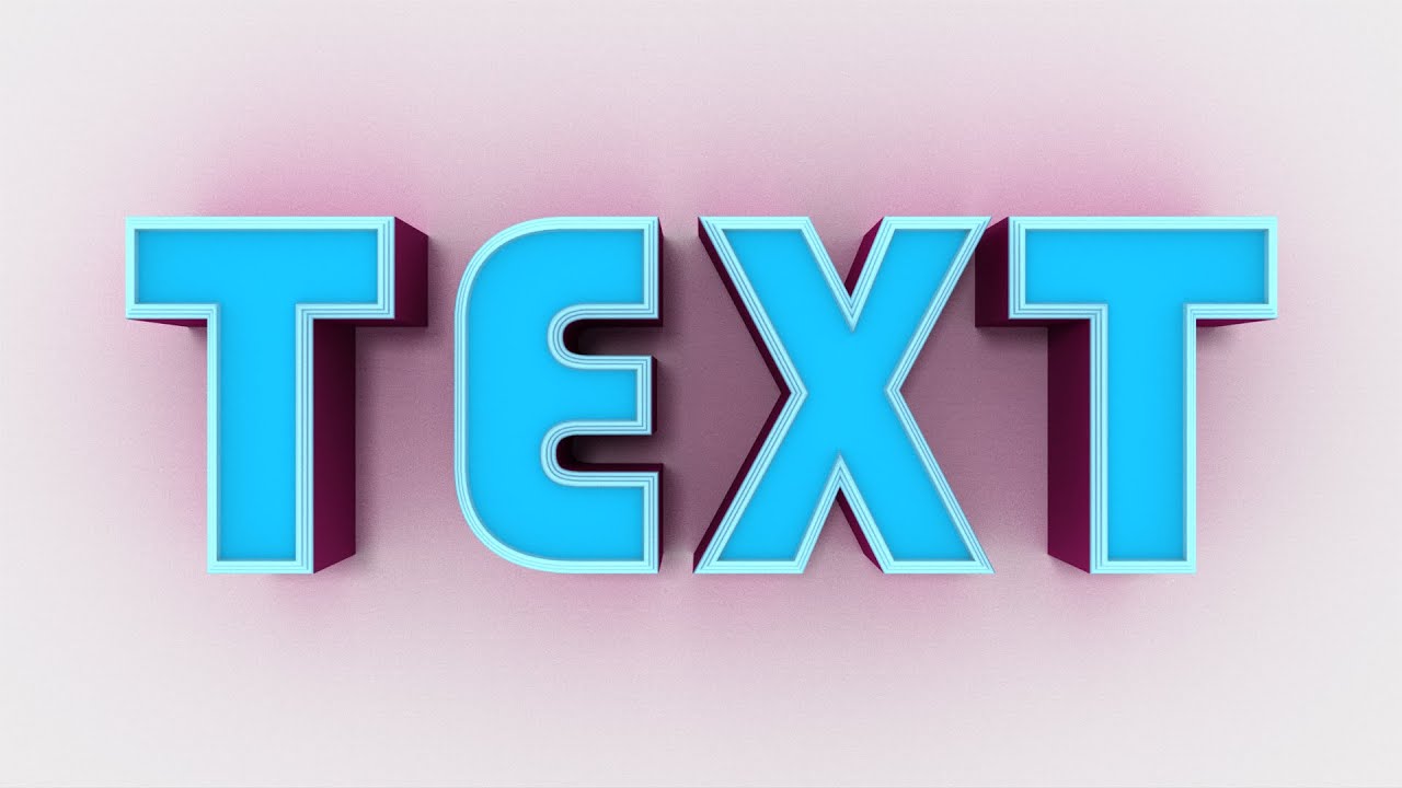3D Text - Photoshop Tutorial | How To Create 3D Text In Photoshop CC 2019, 2020, 2021