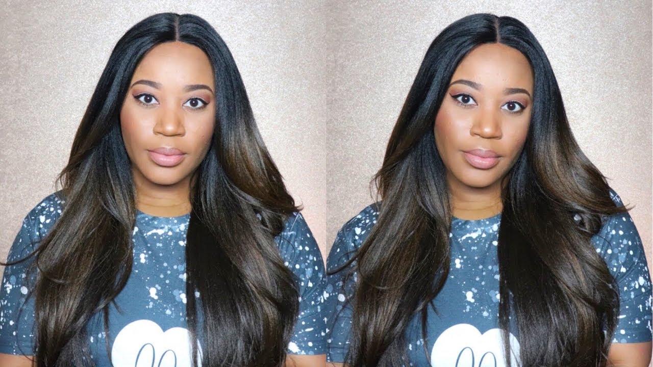 Gorgeous Long Hair 😍 | Model Model V-Shaped Lace Front Wig EV-003 | OM430P | Divatress