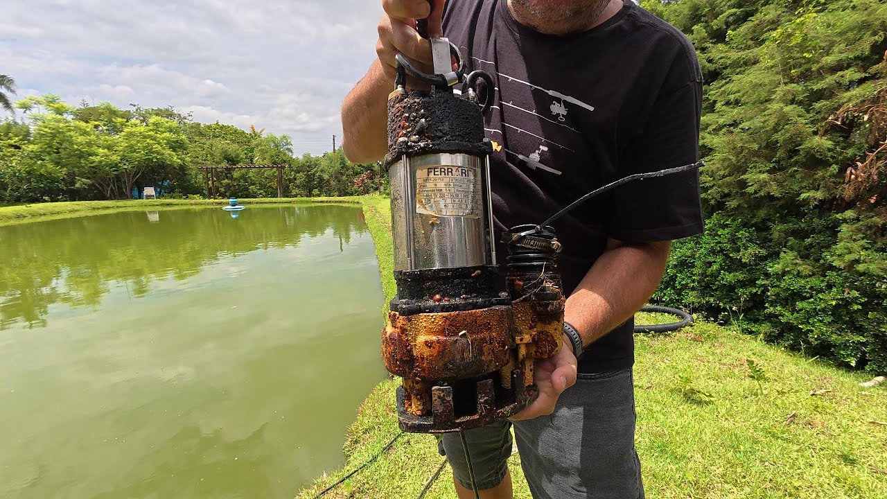 Como fazer a limpeza de um lago de pesca?