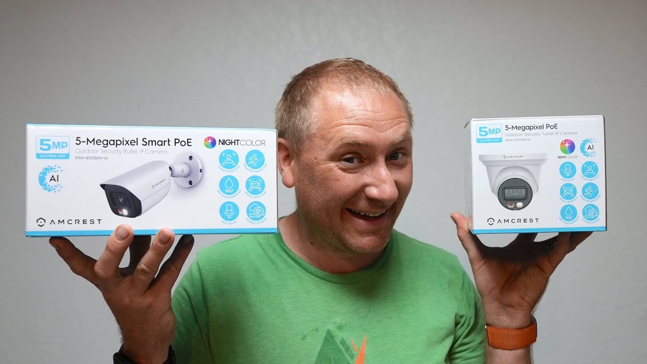 Amcrest 5MP Smart PoE Security Camera Unboxing & Setup