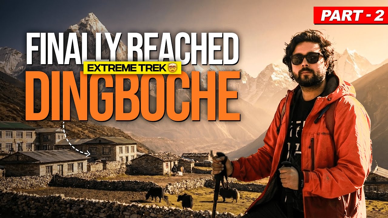 Island Peak – Part 2 | Namche to Dingboche | Knee Pain, Acclimatization & Meeting My Sherpa