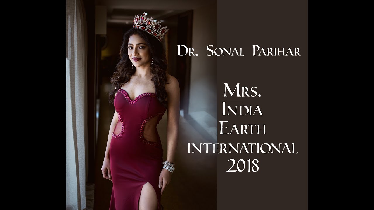 Dr Sonal Parihar, Mrs India Earth international 2018
