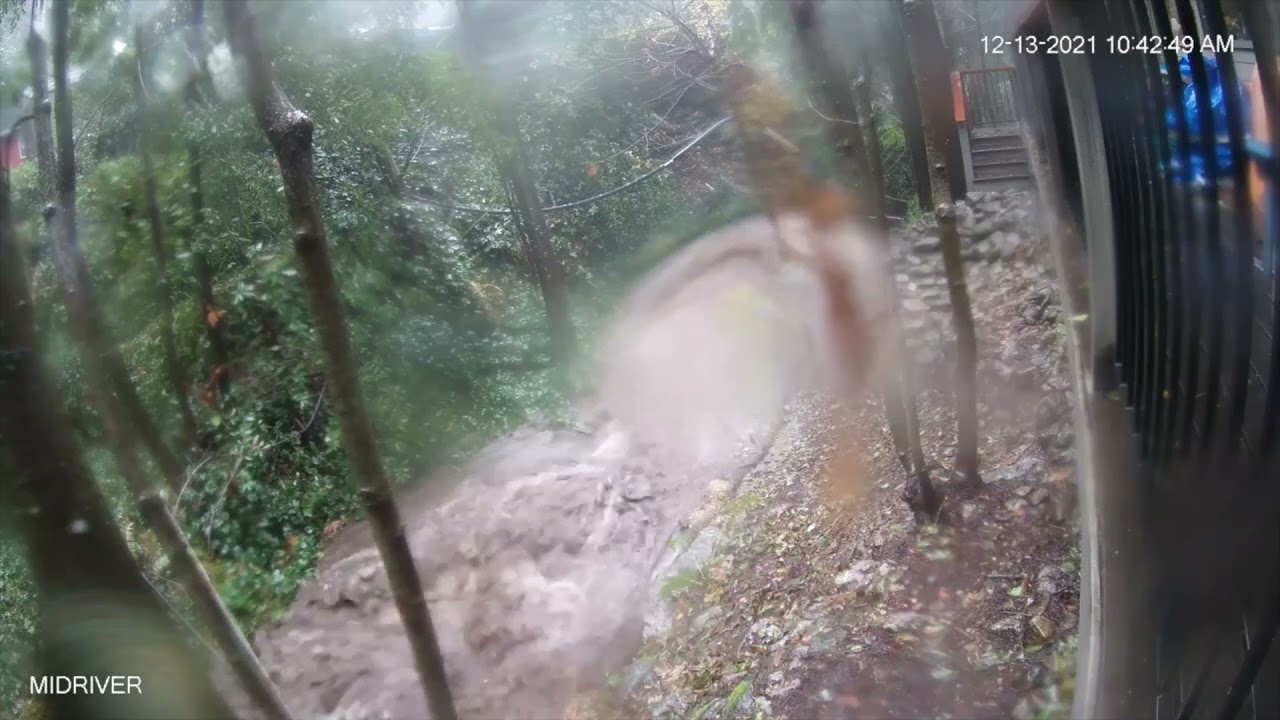 WATCH: “Debris Flow” Event – Foreman Creek, Boulder Creek – December 13, 2021