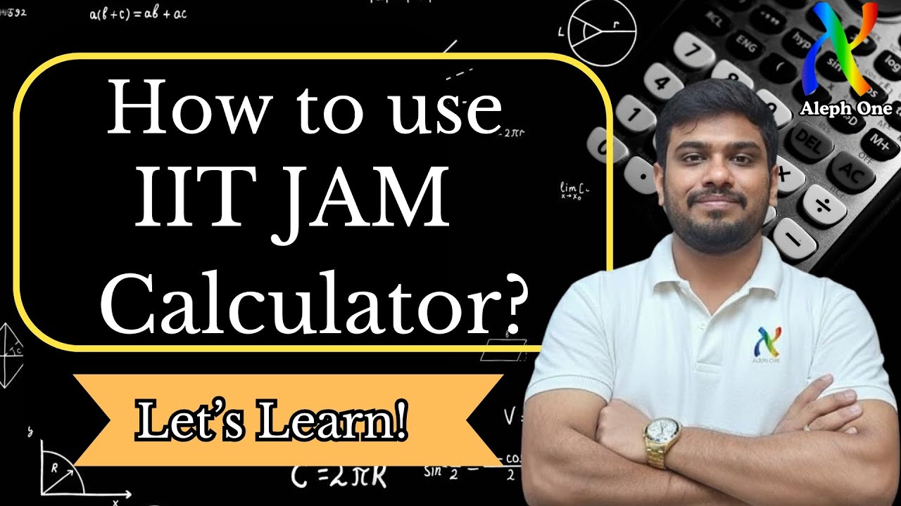 How to use IIT JAM and GATE Virtual Calculator | IIT JAM | GATE | Aleph ONE