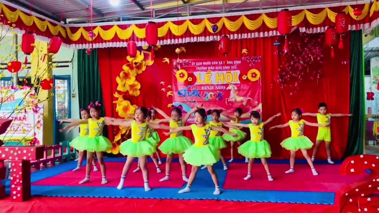Hạnh phúc xuân ngời - Trường Mẫu giáo Bình Quý
