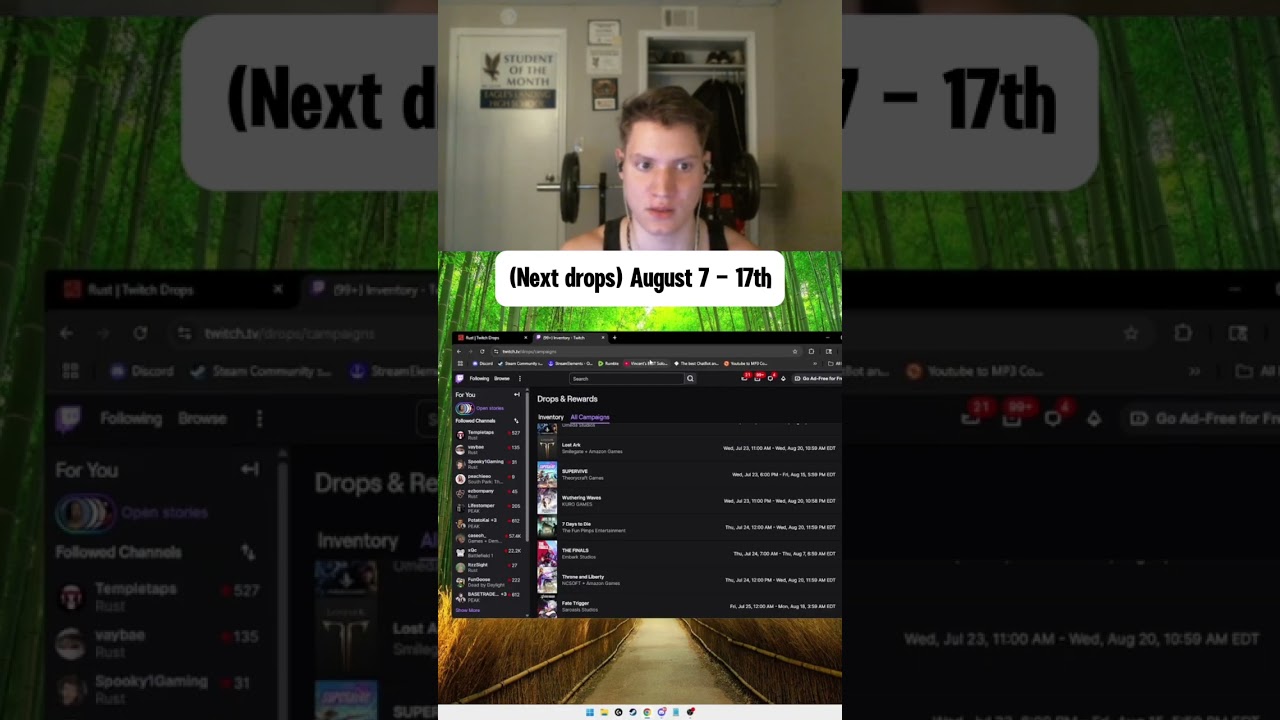 How to Rust twitch drops #rust #rusttwitchdrops #ruststreamer #rusttwitch #rustskins #rustdrops