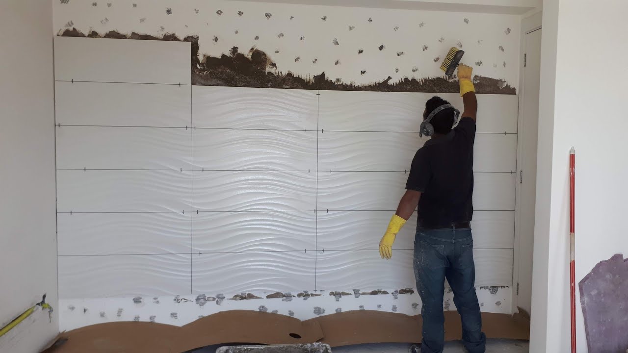 colocação passo a passo aprenda colocar cerâmica sem demora usando régua como base de altura