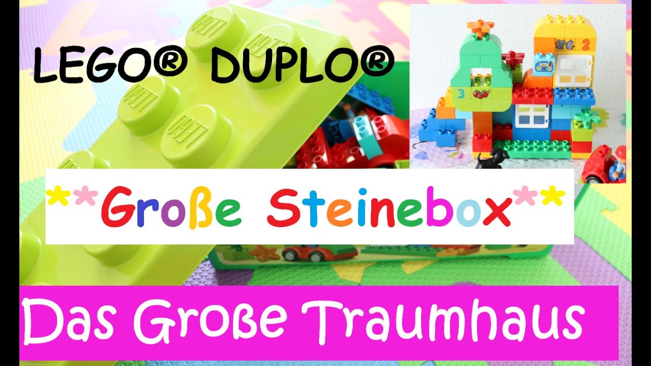 LEGO&reg; DUPLO&reg; Gro&szlig;e Steinebox | Das GROSSE TRAUMHAUS | Spielidee zum Nachbauen