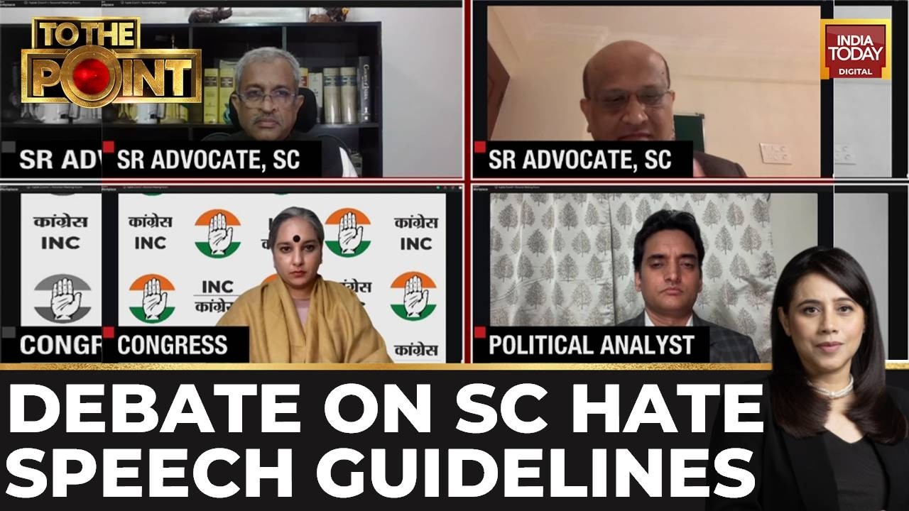 To The Point Debate: Sanjay Hegde, Swapnil Kothari And Sajjan Kumar On SC Hate Speech Guidelines