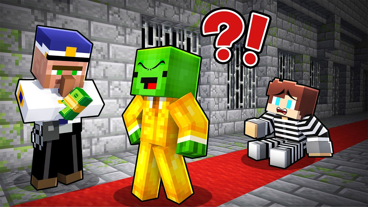 RICH Mikey Escape from Prison and Trick JJ in Minecraft! (Maizen)