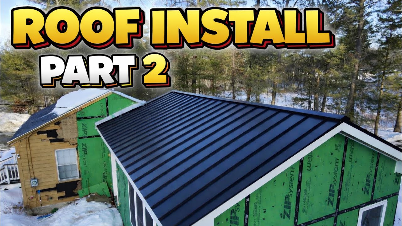 $20,000 Metal Roof FINISHED on the Little Yellow House (Episode 2)