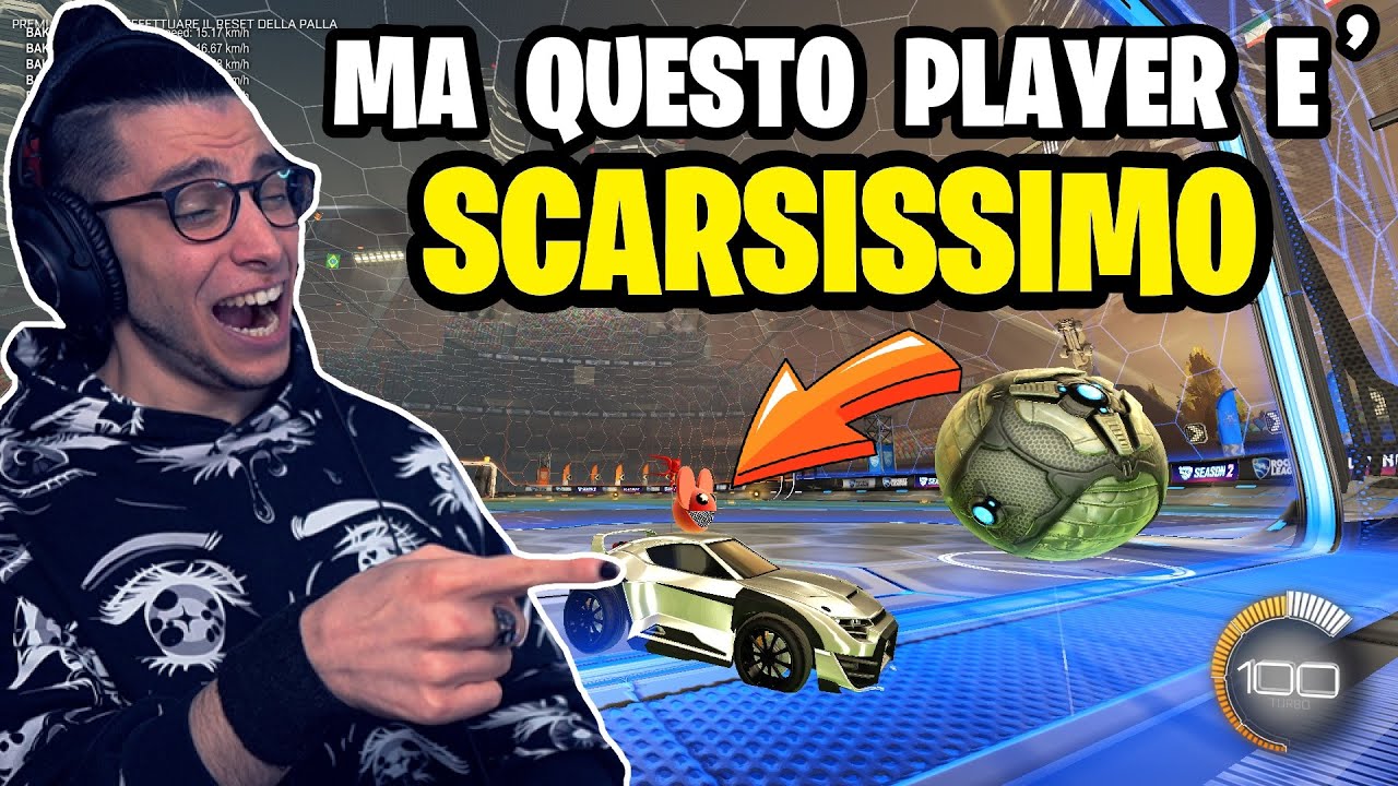 TROLLO un NABBO in PARTITA su ROCKET LEAGUE *poverino*