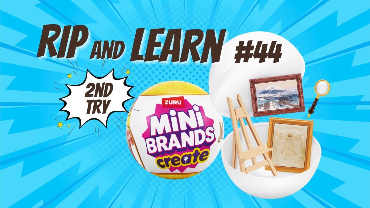 Mini Brands Create Masterpieces 2 - Rip and Learn #44