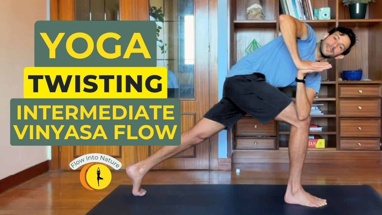 Vinyasa Yoga | Twisting Intermediate Flow To Develop Strength & Balance