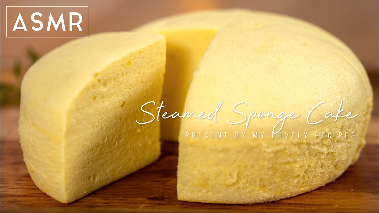 Steamed Cake | A Small Trick to Avoid Collapsing | No Baking Powder & Soda [My Lovely Recipes ASMR]
