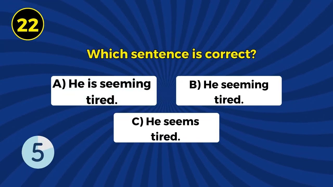 Stative Verb Quiz | Test Your Stative Verbs 🧠