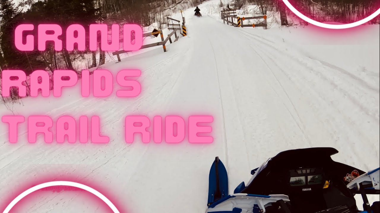 Grand Rapids MN Snowmobile Trail Ride