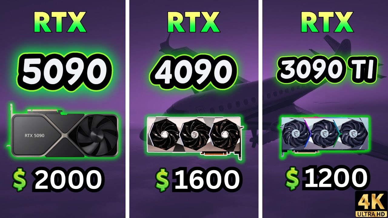 RTX 5090 vs 4090 vs 3090 Ti - Battle of 3 Generations ⭐⭐⭐⭐⭐
