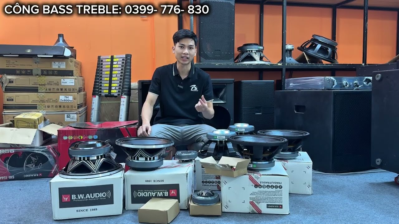 Bass Coil 76.86 BW ghép full 30 tiếng sáng lời dày nghe nhạc hát karaoke công suất lớn hay