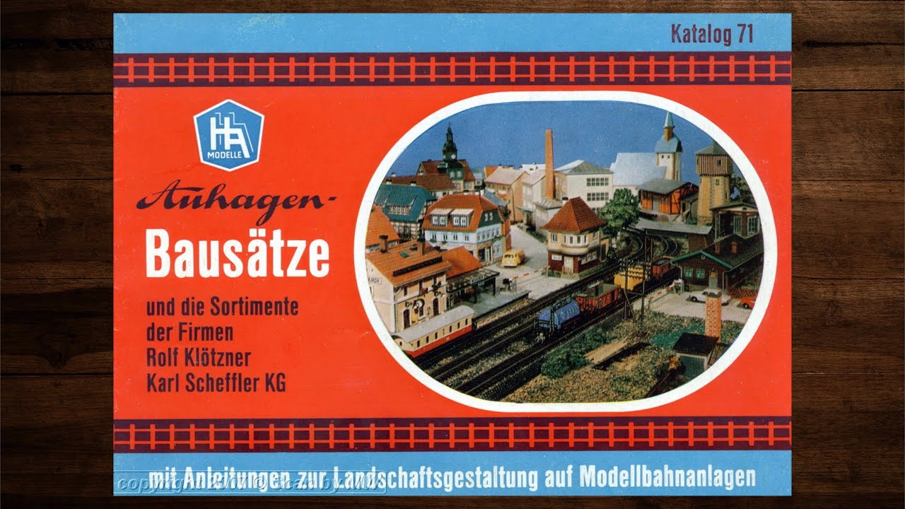 Auhagen Katalog 1971– Modellbahn, DDR, VERO, OWO, Demusa, Mamos, H0, TT, N
