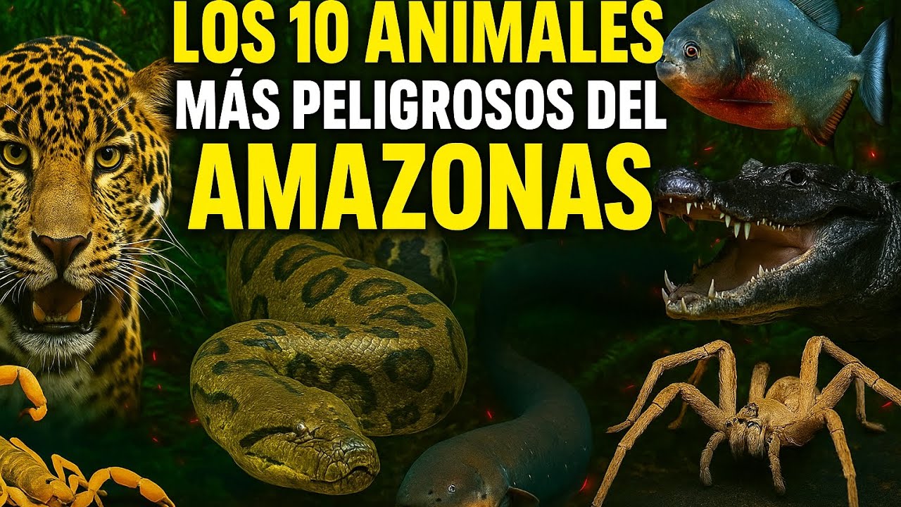 Los 10 Animales M&aacute;s Peligrosos Del Amazonas