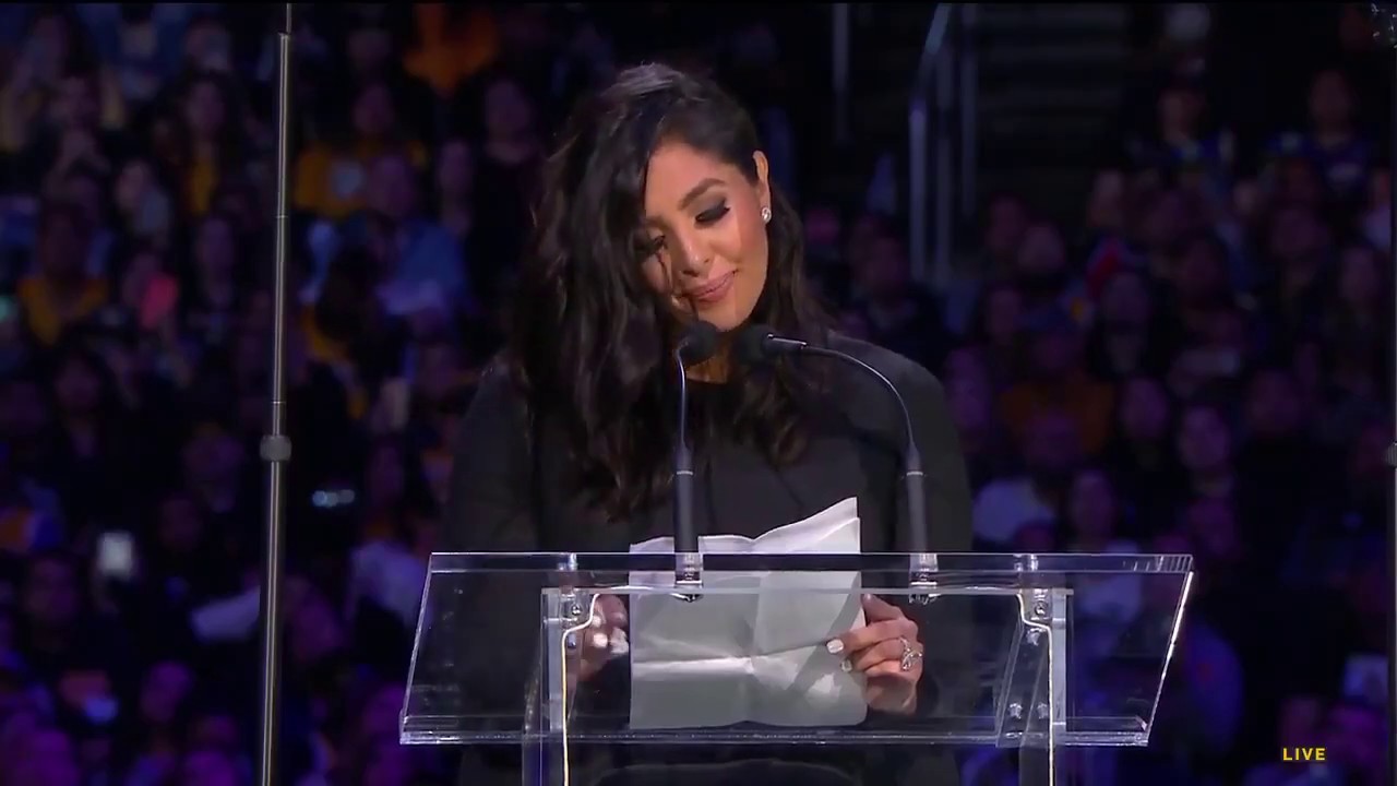 Vanessa Bryant Speech on Kobe at the Kobe & Gigi Bryant Memorial | A Celebration of Life
