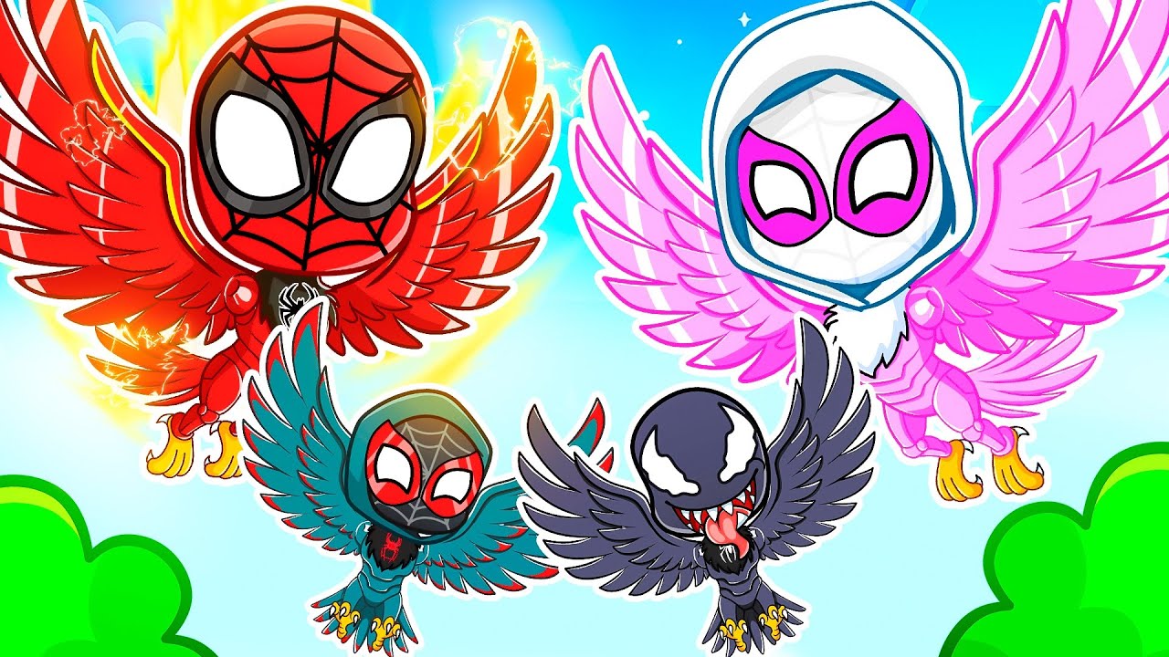 Создайте семью птиц ЖЕЛЕЗНЫХ ПАУКОВ в Roblox!