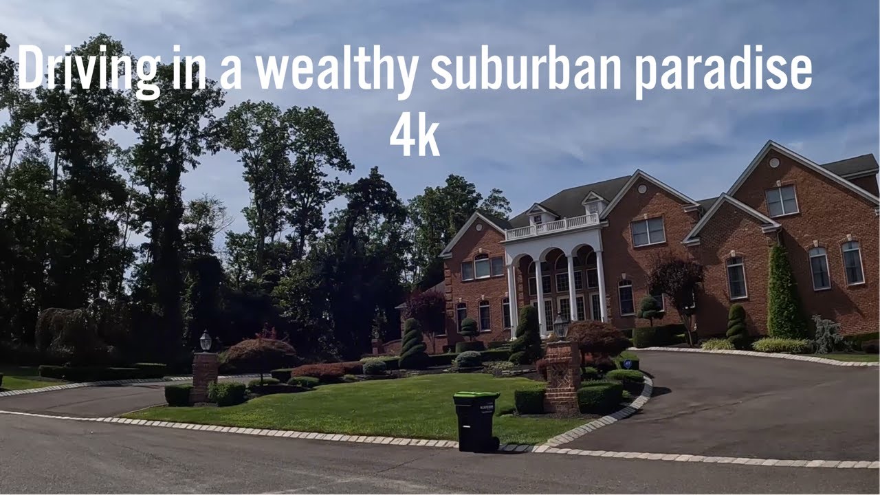 Driving in a wealthy suburban paradise - Colts Neck, New Jersey 🇺🇸 (4k)