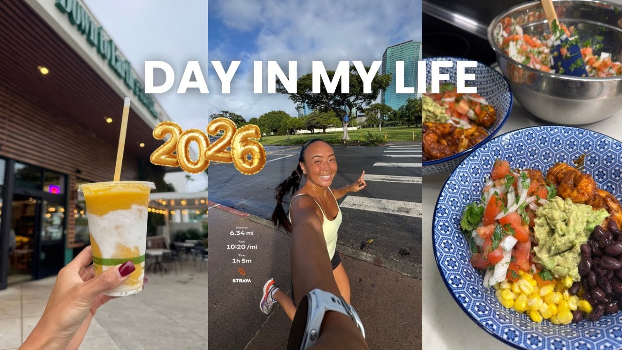 A DAY IN MY LIFE | 2026 goals, run with me, my car broke?!, viral smoothie, and more!