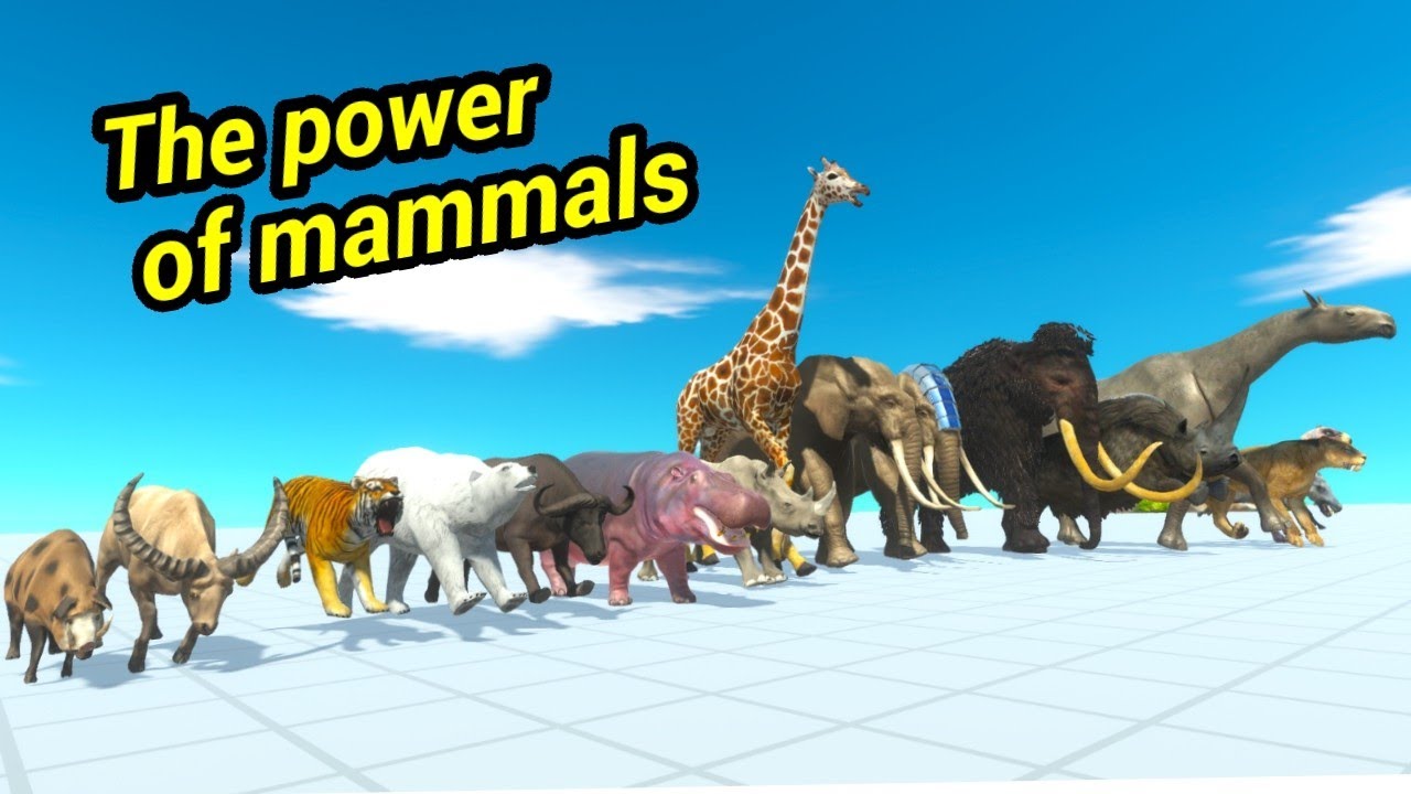 Prehistoric & modern mammals vs factions animal revolt battle simulator