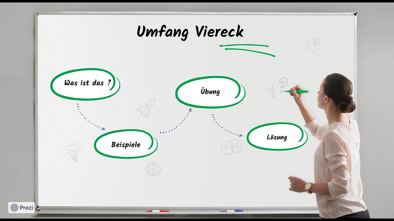 Umfang eines Vierecks (Klasse 5) - Daishinmaths