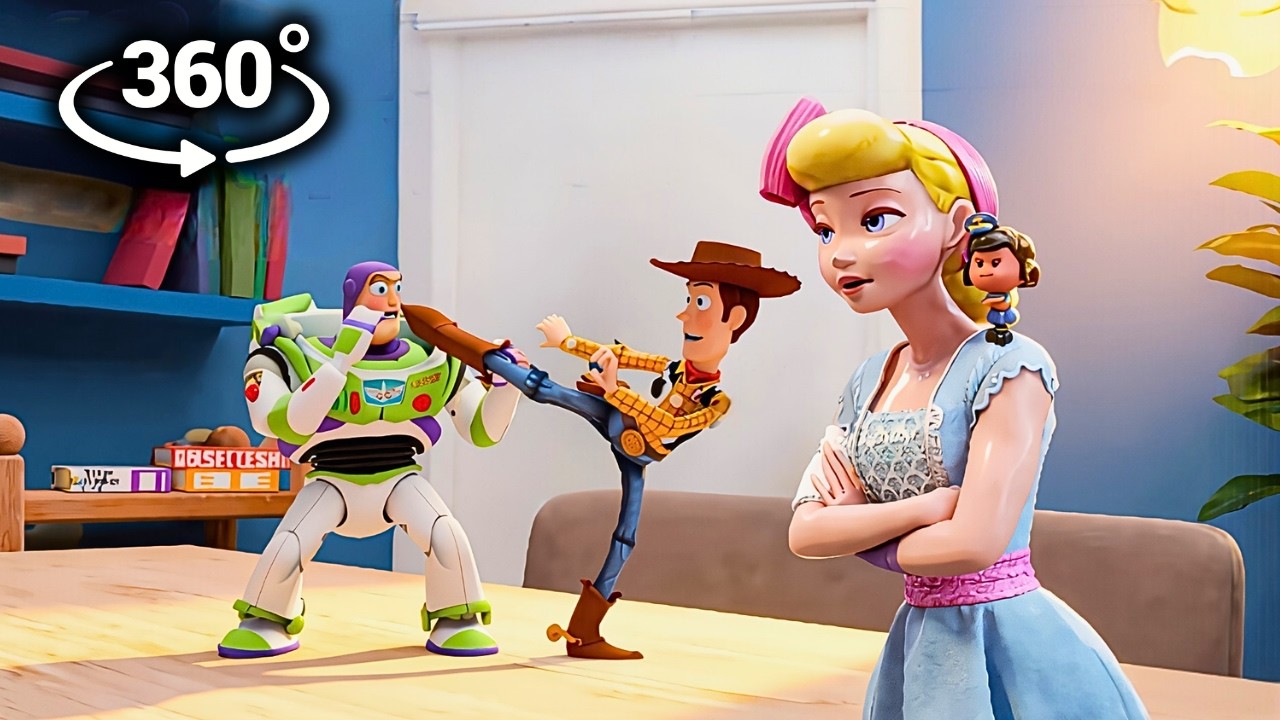 360&deg; Toy Story 5 🤯 Woody BETRAYED Buzz! | VR 4K