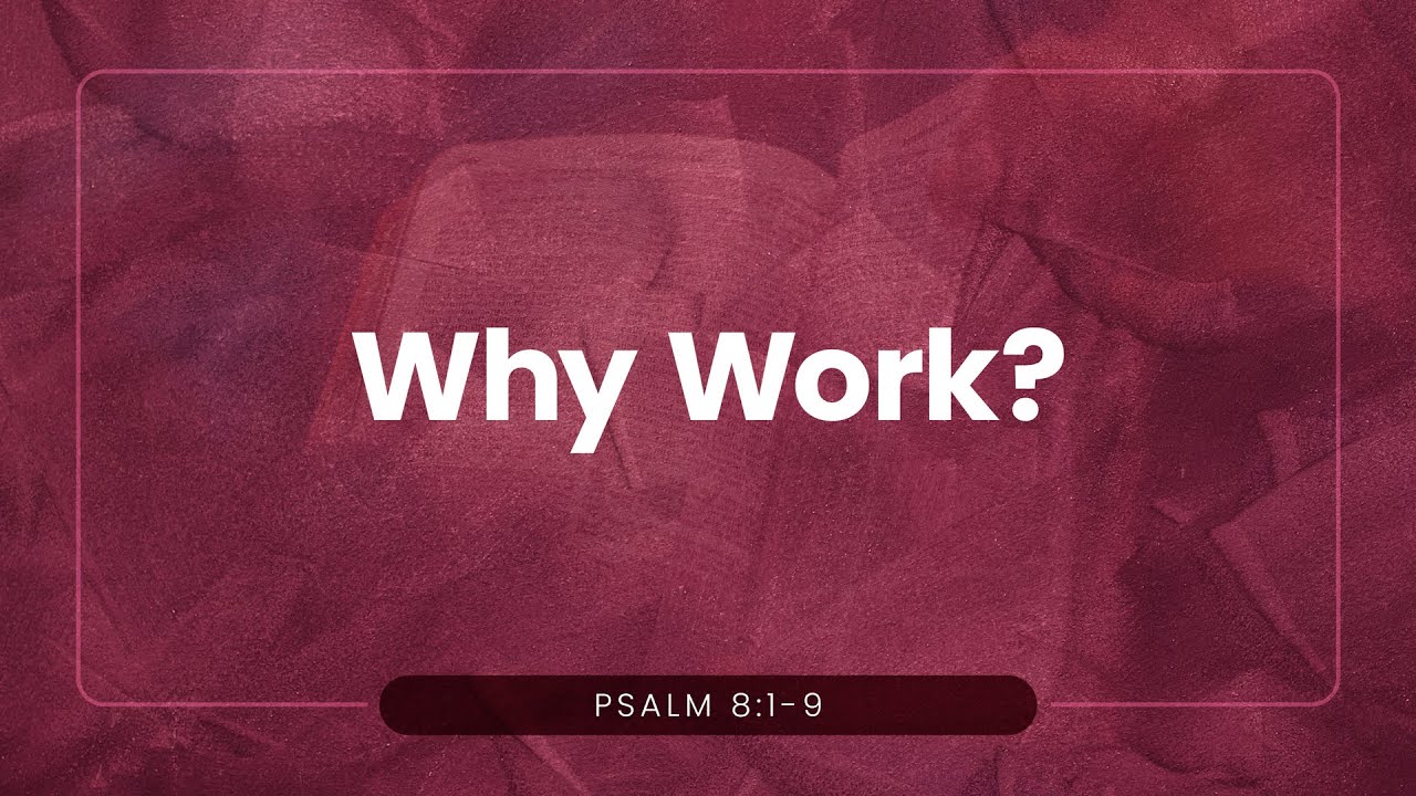 Why Work? | Prof. Bill Hendricks