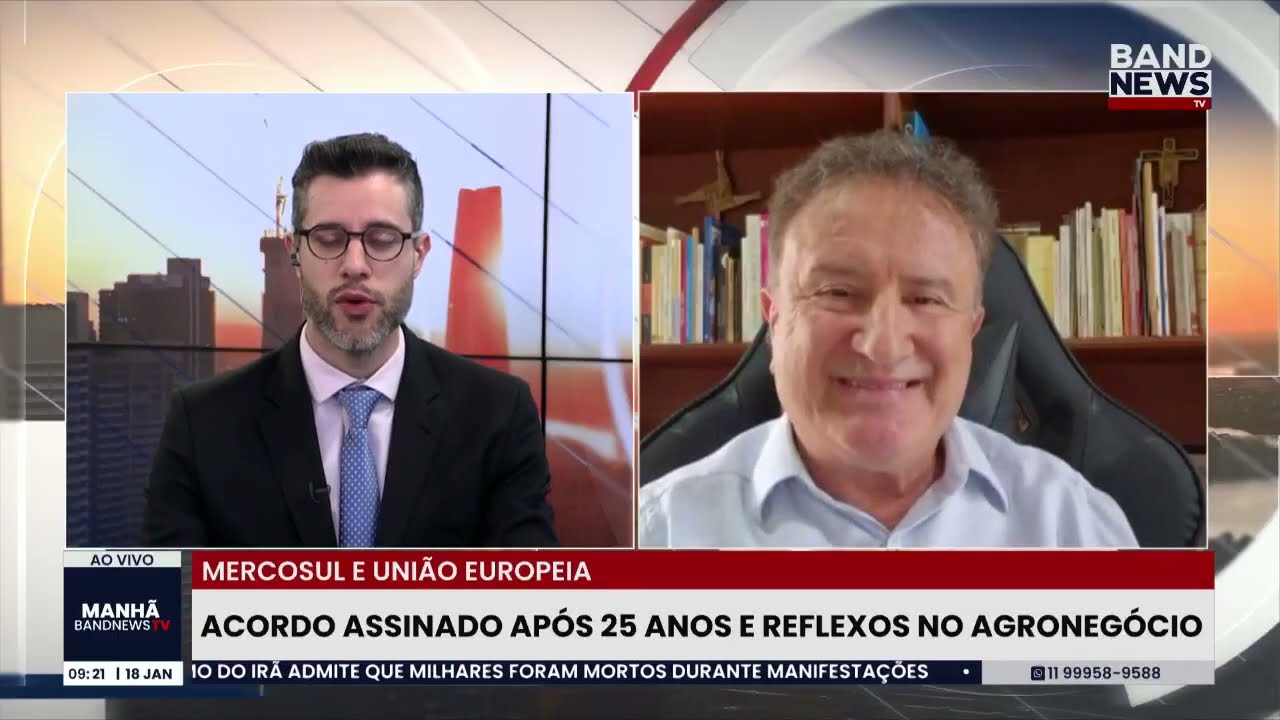 18/01/2026 - Acordo assinado após 25 anos e reflexos no agronegócio | BandNewsTV