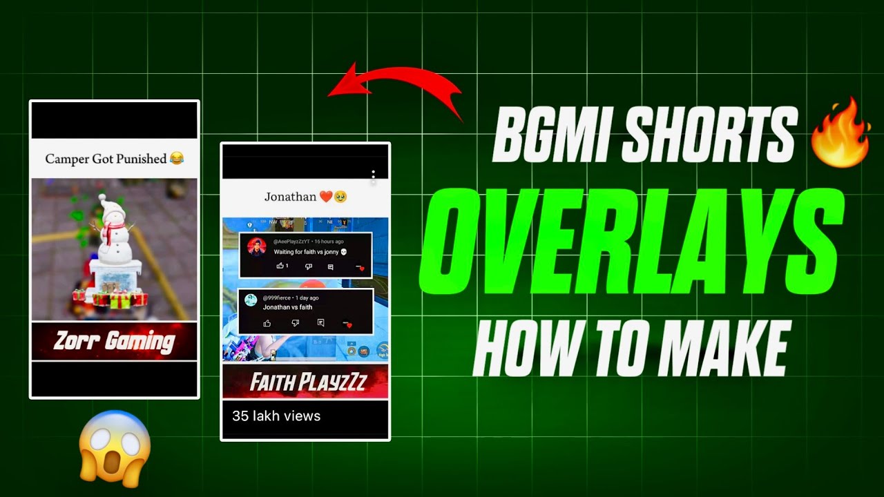 Make Viral BGMI Shorts Overlay in Just 5 Minutes 🔥 | Full CapCut Tutorial!