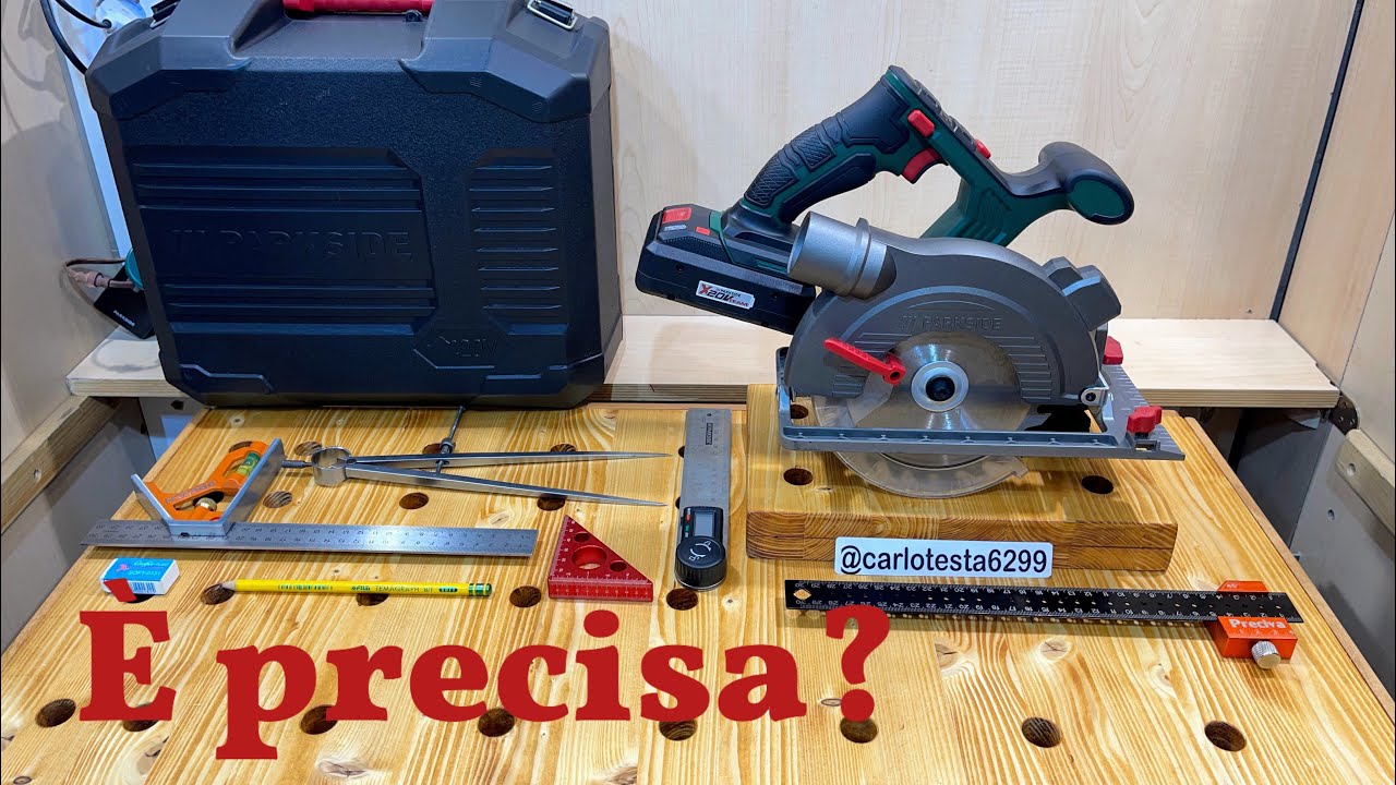 Parkside sega circolare ricaricabile 20 v recensione e tutorial rechargeable  circular saw review