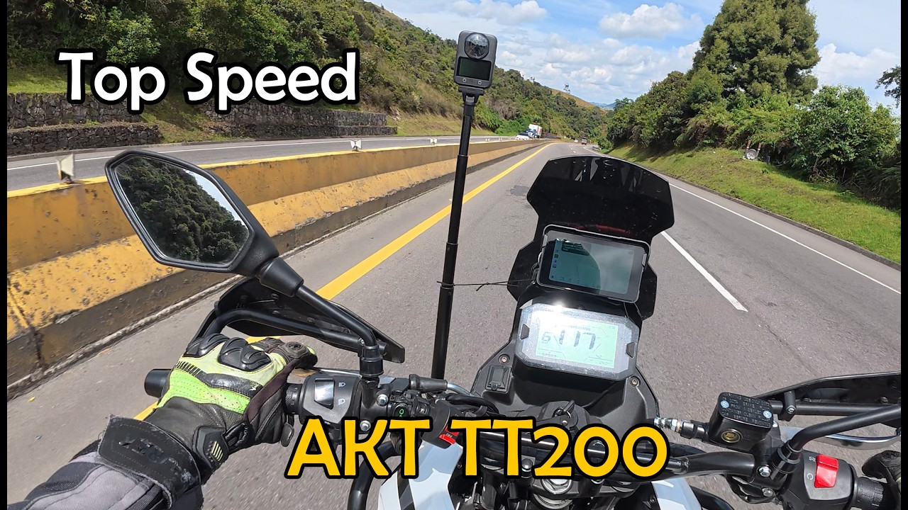 AKT TT 200 | Top Speed | Velocidad M&aacute;xima | 4K