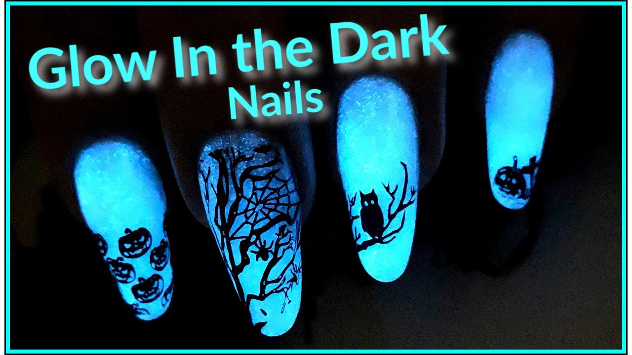 Acrylic Halloween Nail Art 👻 Glow In the Dark